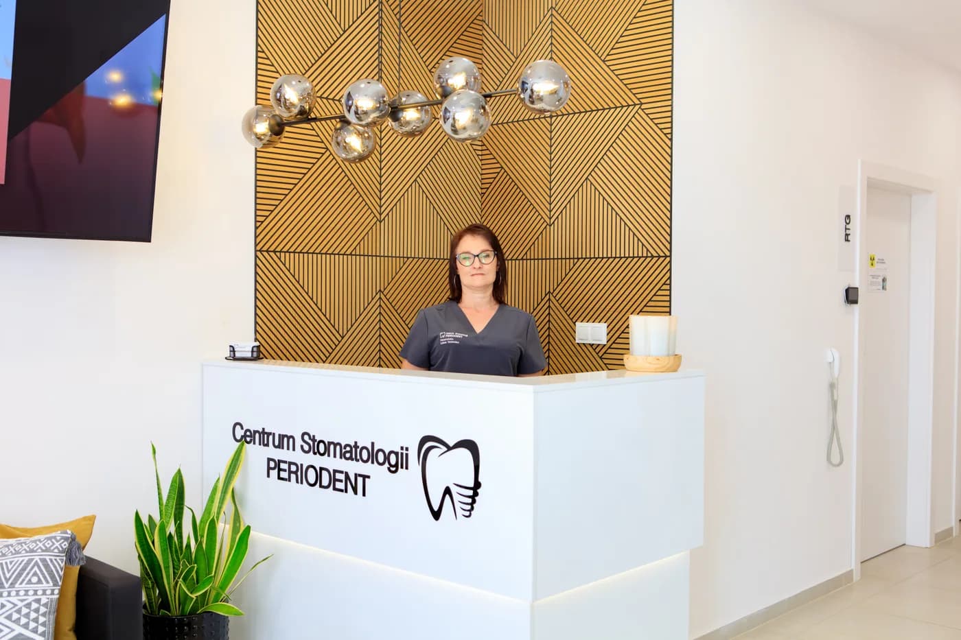 Recepcja Centrum Stomatologicznego Periodent